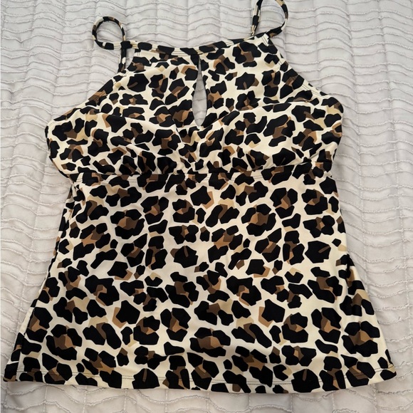 Ellen Tracy tankini swim top size 14 - Picture 1 of 8